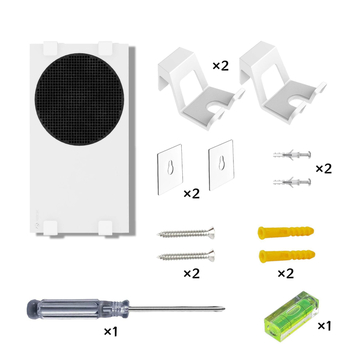 Cat Paw Xbox Series S μεταλλικό στήριγμα τοίχου/γραφείου με 2 θέσεις για χειριστήρια