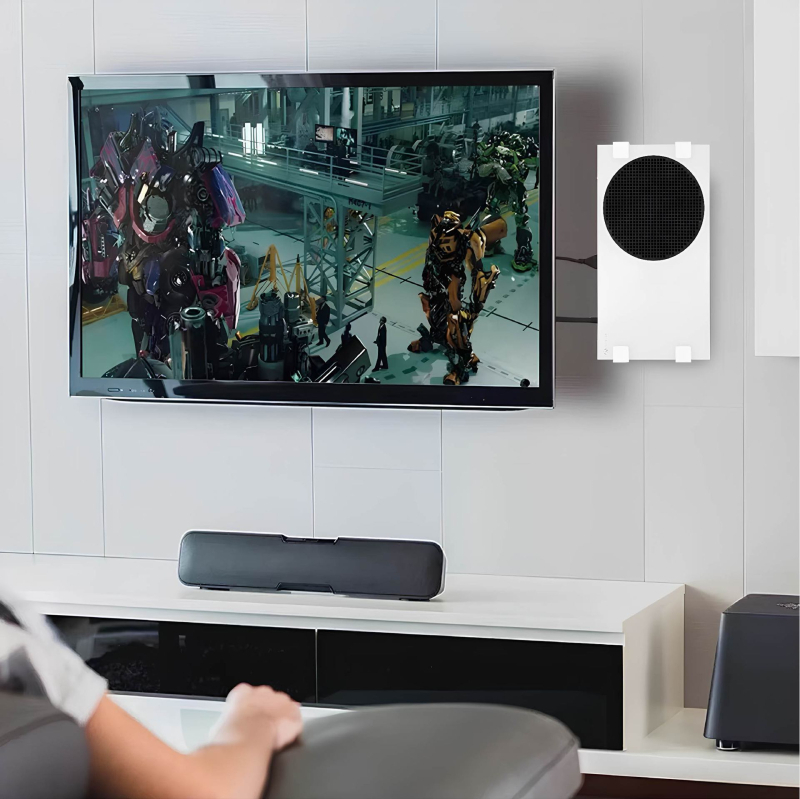 Cat Paw Xbox Series S metāla sienas/galda stiprinājums ar 2 kontrolieru turētājiem