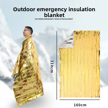 Εργαλεία επιβίωσης: κουβέρτα επιβίωσης με PET φιλμ και επίστρωση, κωδικός προϊόντος Kudi-05, Yiwu, Κίνα