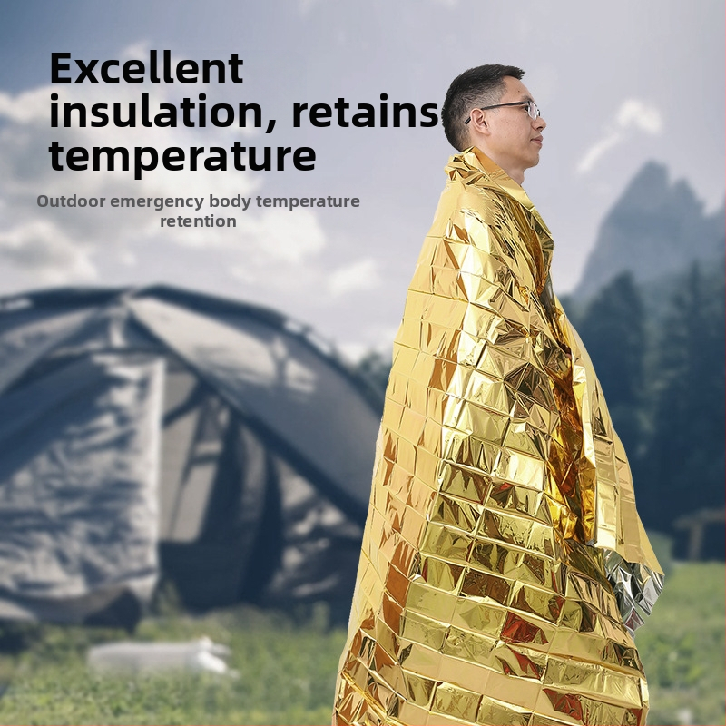 Εργαλεία επιβίωσης: κουβέρτα επιβίωσης με PET φιλμ και επίστρωση, κωδικός προϊόντος Kudi-05, Yiwu, Κίνα