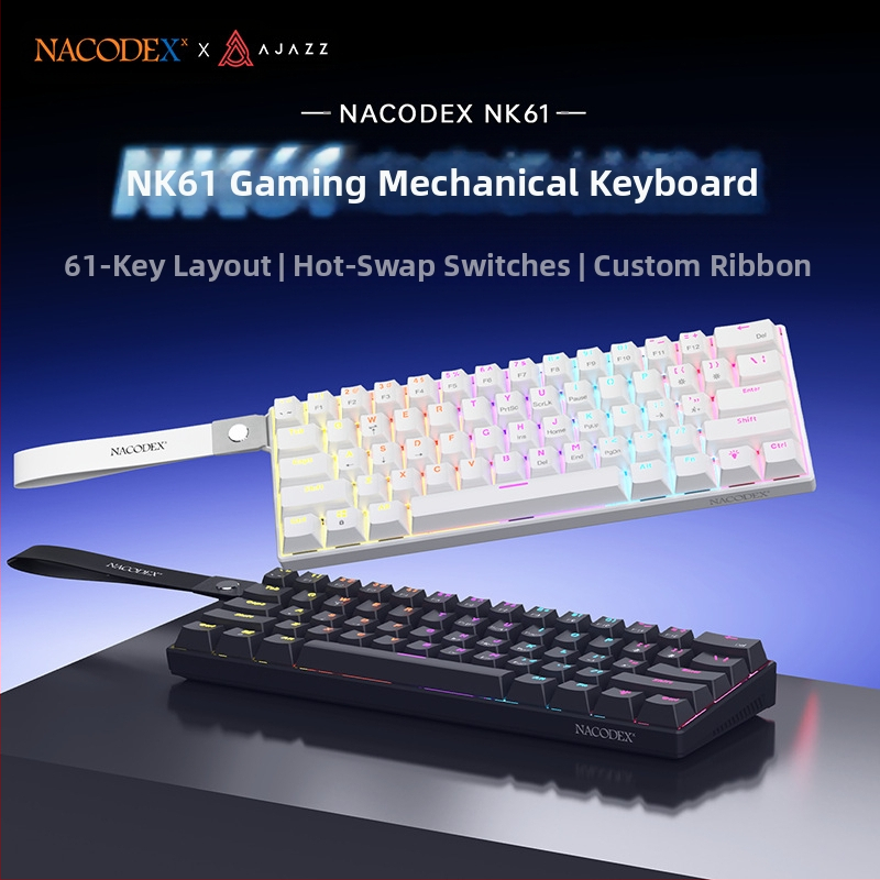 Гейминг клавиатура, 60% оформление, ≤87 клавиши, жично свързване, механични превключватели