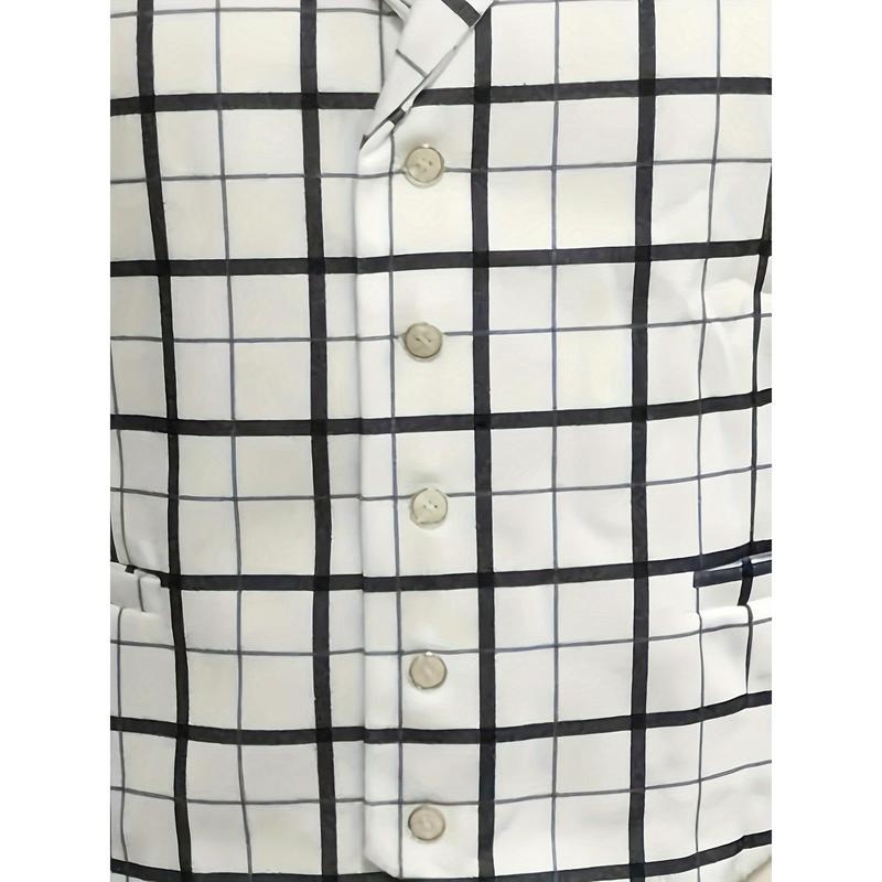 Veste ar brīvu piegriezumu, Raibais raksturs, Corduroy audums, Ikdienas/darba stils, Pavasara 2025