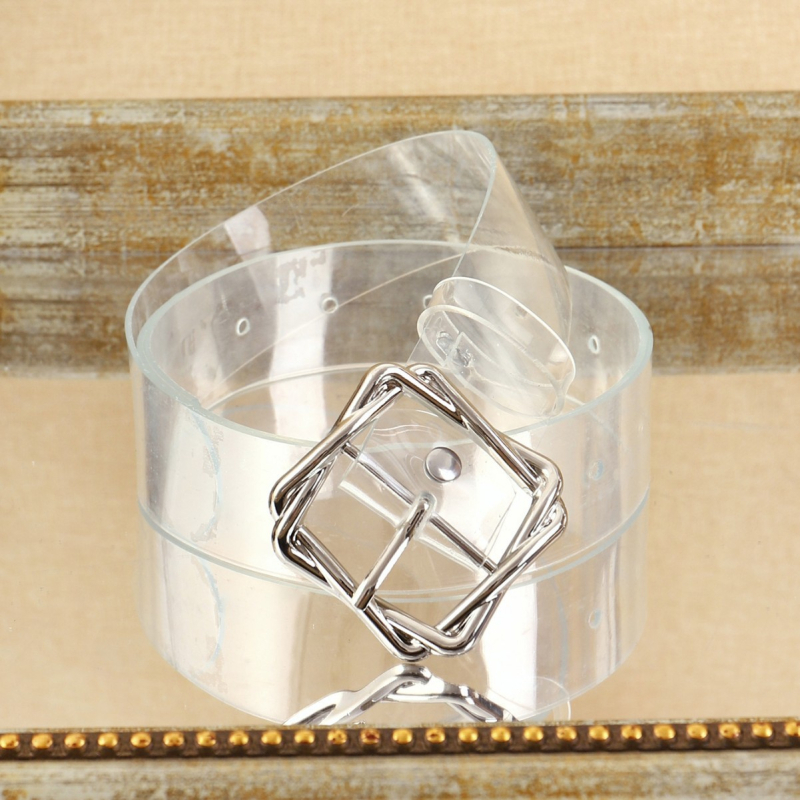 Moterų PU odinis diržas, Vintage stačiakampė sagtis iš lydinio, Korėjos stilius, Plotis 2-4 cm, Segtuko smeigė