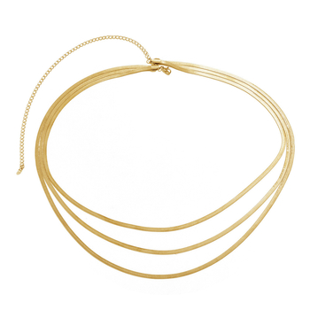 Μινιμαλιστική μεταλλική αλυσίδα μέσης για σώμα, μήκος 110 cm, πλάτος 1 mm, ευέλικτο ύφος