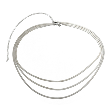 Μινιμαλιστική μεταλλική αλυσίδα μέσης για σώμα, μήκος 110 cm, πλάτος 1 mm, ευέλικτο ύφος