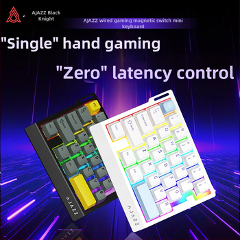 Ajazz AK029 Μηχανικό Πληκτρολόγιο για Μία Χέρι, Διακόπτης Μπλέ, RGB Φωτισμός, 29 Κουμπιά, Hot-Swappable