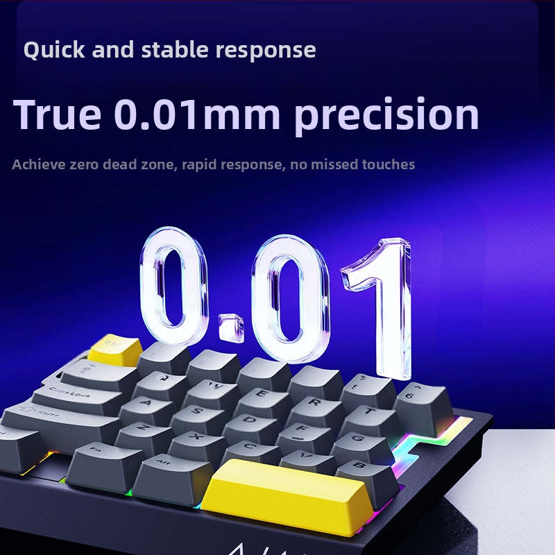 Ajazz AK029 Едноръчна Механична Клавиатура, Blue Switch, RGB Подсветка, 29 Клавиши, Hot-Swappable