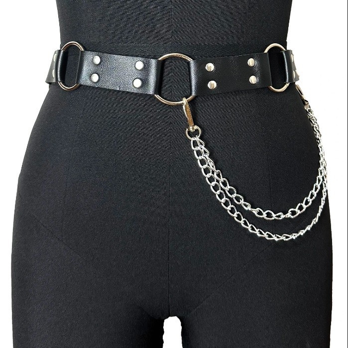 Vidukļa ķēde - Mākslīgā āda; Sprādze: PU/mākslīgā āda; Aizvērums: adatu aizvērums; Platums >4 cm; Oriģinālais dizains