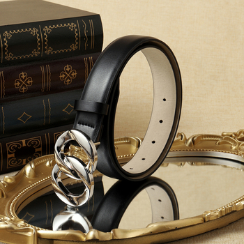 Γυναικεία Ζώνη Μέσης με Κομμένο Άκρο (Shaved Edge) – Premium PU, Κούμπωμα από Κράμα, Πλάτος 3.2 cm, Ομαλό Κούμπωμα, Στυλ Sweet Chanel