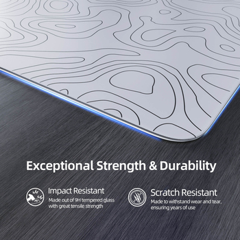 CM05 Μεγάλη γυάλινη επιφάνεια για ποντίκι – Γυάλινο υλικό, Esports στυλ