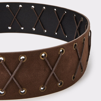 Ζώνη μέσης με φούντες, μποέμ στυλ, PU δέρμα, χωρίς αγκράφα, Πλάτος >4 εκ., HB002