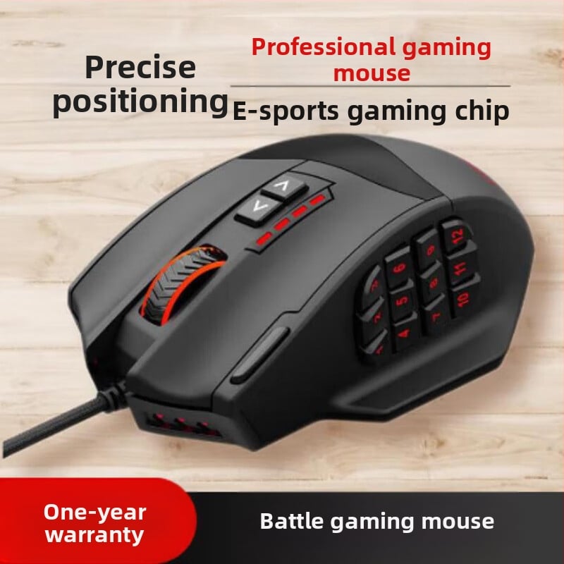 X33 optička gaming miša, dvostruki način (žični i bežični), USB, 16000 DPI, 9 tipki