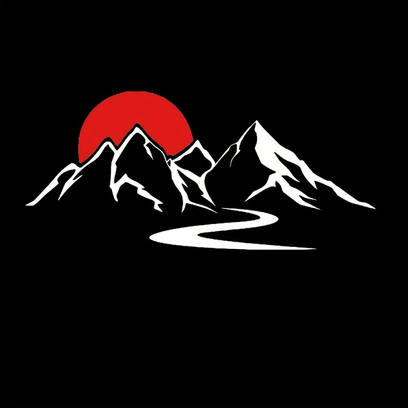 Autóablakhoz készült vinil matrica Cartoon és Geometriai mintával; Anyag: alumíniumfólia; Szerelés: snap-in; Toyota-kompatibilis