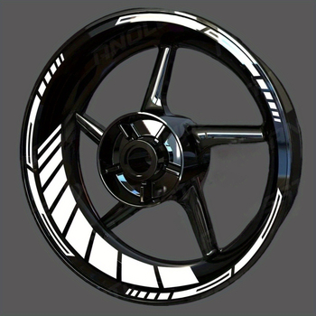 Αντανακλαστικό PVC αυτοκόλλητο για τον κεντρικό τροχό μοτοσικλέτας – Εκτύπωση, γλυκό στυλ