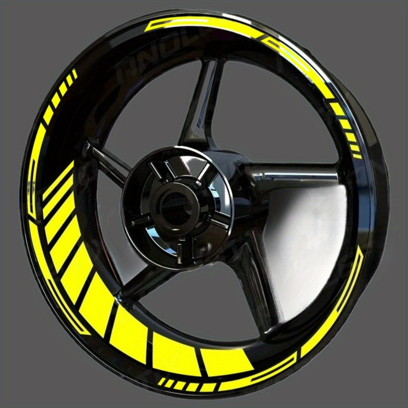 Sticker PVC reflectorizant pentru butucul roții motocicletei – imprimat, stil drăguț