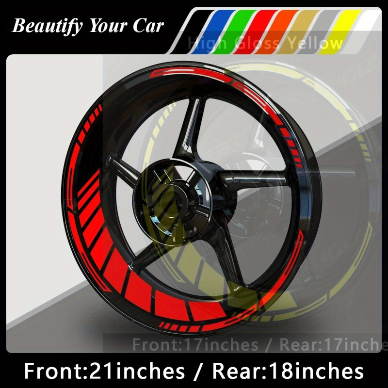 Sticker PVC reflectorizant pentru butucul roții motocicletei – imprimat, stil drăguț