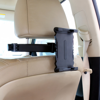 Roman dragon L013+M012 Държач за таблет за заден подглавник на автомобил, сгъваем, разтегателна алуминиева тръба, общо предназначение