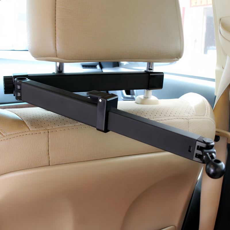 Roman dragon L013+M012 Suport pentru tabletă pentru capul din spate al mașinii, rabatabil, braț retractabil din aliaj de aluminiu, uz general