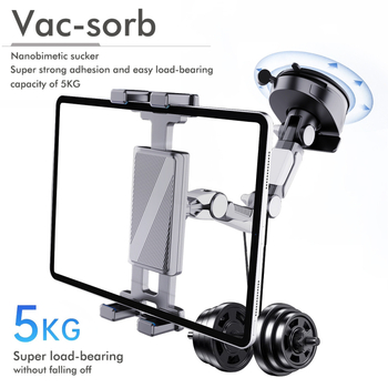 Държач за телефон и стойка за таблет за автомобил с вакуумна чашка, модел X257, монтаж на табло, тегло 390 г, универсална съвместимост