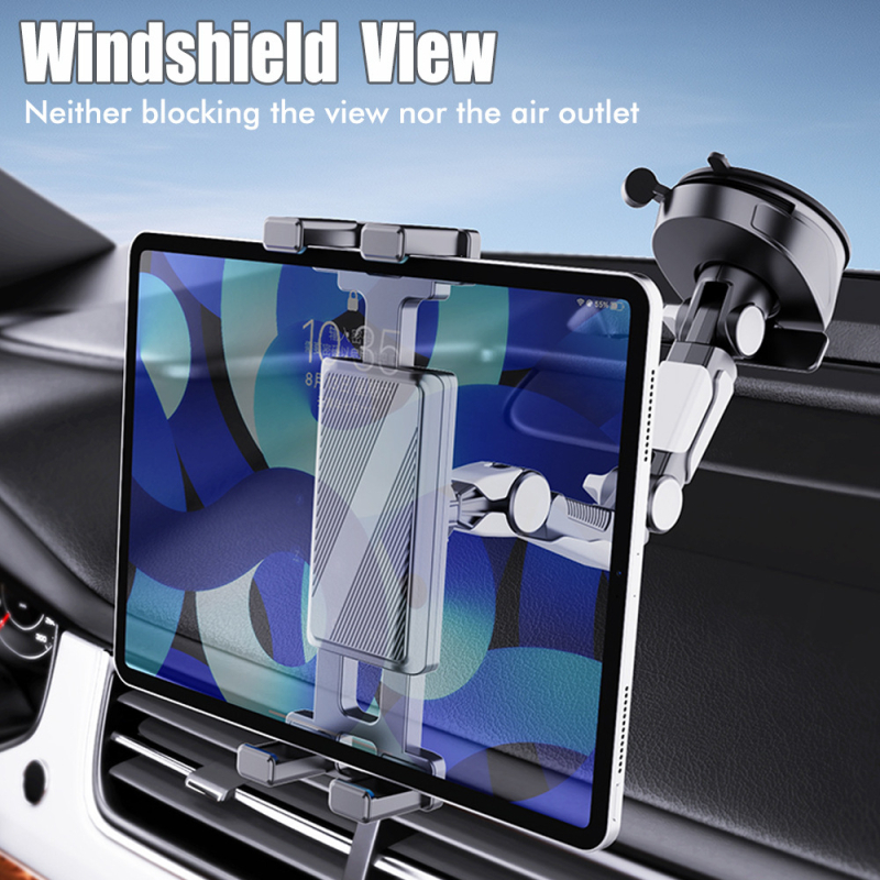 Automašīnas tālruņa turētājs un planšetdatora statīvs ar vakuuma piestiprinājumu, modelis X257, uzstādāms uz paneļa, svars 390 g, universāla saderība