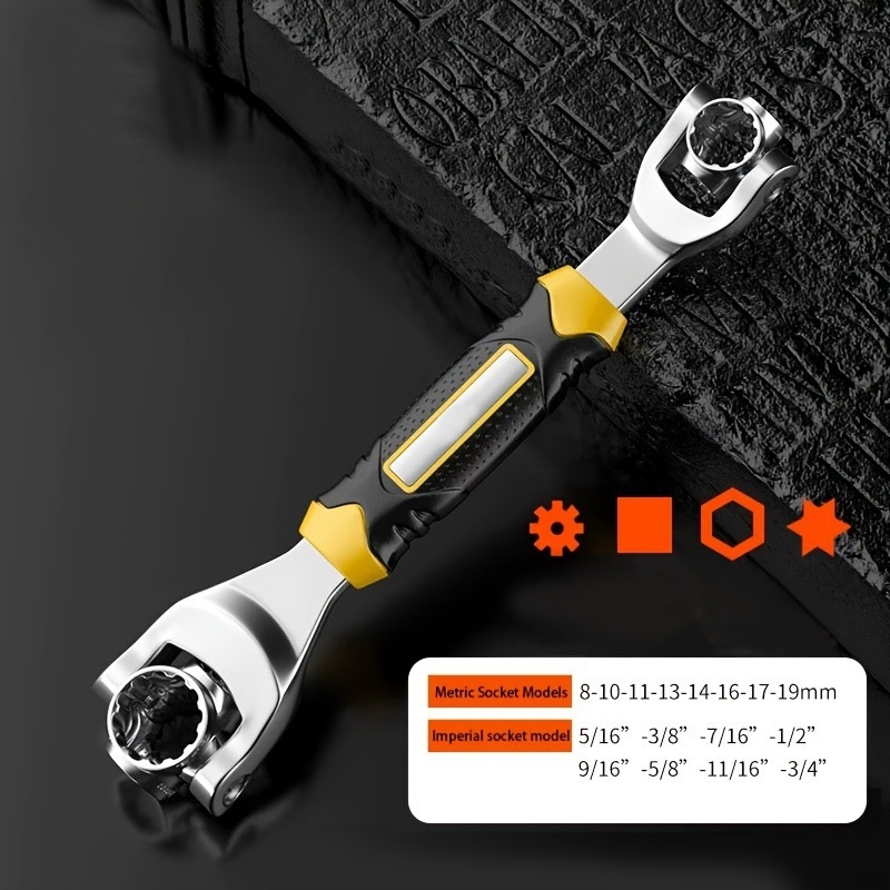 Σετ 52-σε-1 με ratchet κλειδιά, 360° λειτουργία, από χάλυβα άνθρακα; κατάλληλο για κατασκευές, εσωτερικούς/εξωτερικούς χώρους και επισκευές αυτοκινήτων (Κωδικός προϊόντος 1006924523)