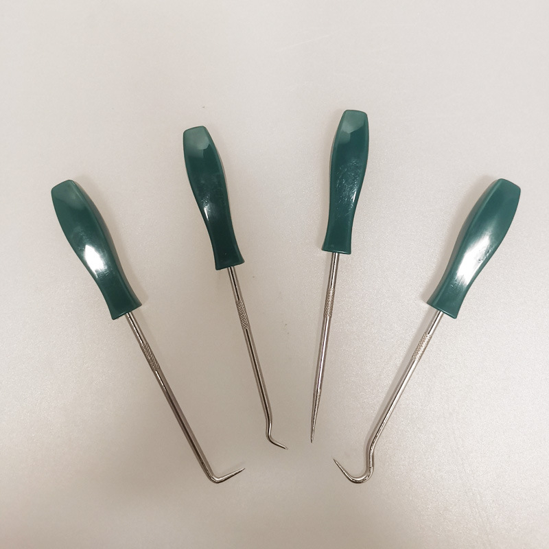 Σετ γάντζων στεγανοποιήσεων από κράμα χάλυβα, μίνι σετ 4 τεμαχίων εργαλείων επισκευής αυτοκινήτων, πολυλειτουργικός εξολκέας στεγανοποιήσεων, για αυτοκινητιστικές και μηχανικές επισκευές