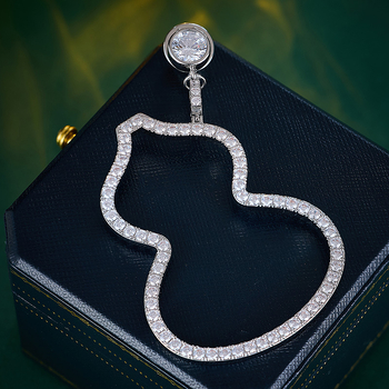 Meďový broš – kvietinový tvar, dámsky, ľahký luxusný štýl, elektroplating, model F-175, značka Liyu Accessories, funkcie: dekorácia, multifunkčné, nastaviteľné