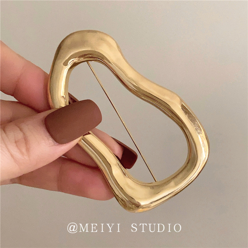 Lydinio broša su sidabro ar auksu dengimu; elektrolytinis dengimas; dvejos naudojimas; moterims; pavasaris 2025