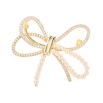 Καρφίτσα με σχήμα φιόγκα-κόμβου, χαλκός, κομψός στυλ, ηλεκτροπλατίωση, διακόσμηση, δώρο