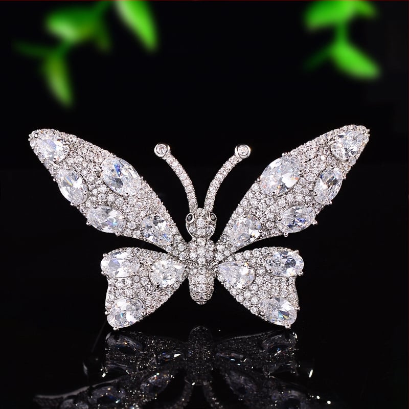 Drugelio segė, varis, elektroplatuota, elegantiškas moters stilius, modelis SC1358202