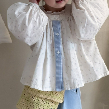 Cămașă pentru copii, 95% bumbac, mâneci lungi, guler turn-down, pentru copii mai mari 140 cm+