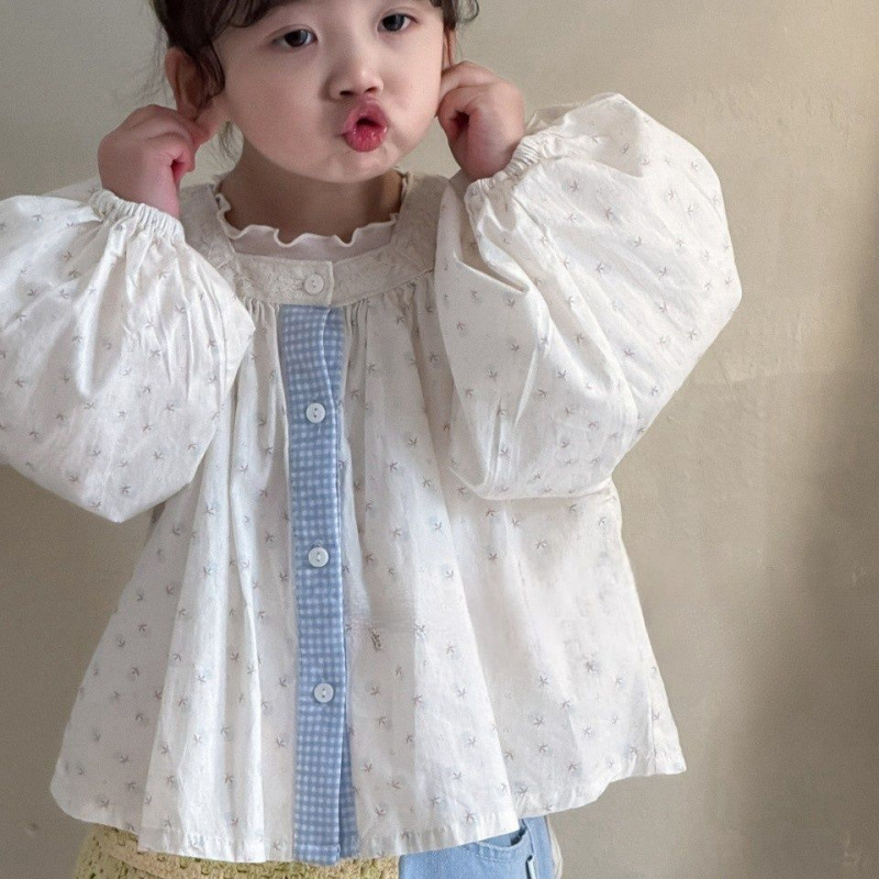 Cămașă pentru copii, 95% bumbac, mâneci lungi, guler turn-down, pentru copii mai mari 140 cm+