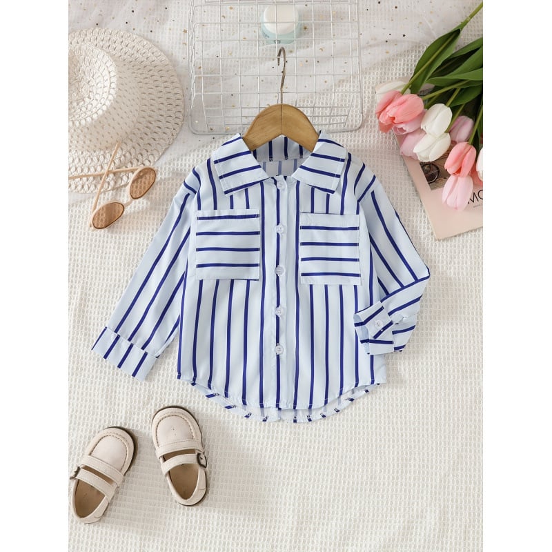 Gyerekeknek JK-stílusú hosszú ujjú Lyocell felső 3–8 éveseknek