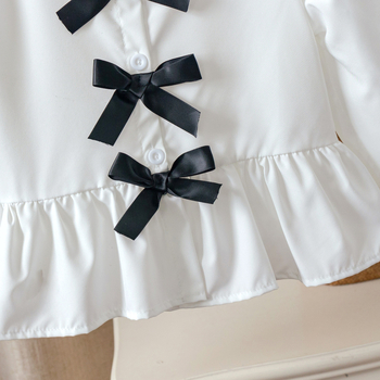 Κοριτσίστικος μακρυμάνικος κάρντιγκαν με 3D διακόσμηση πεταλούδας, κούμπωμα με μία σειρά κουμπιών, ύφασμα από πολυεστερικό μείγμα (80%), κατάλληλο για άνοιξη και φθινόπωρο