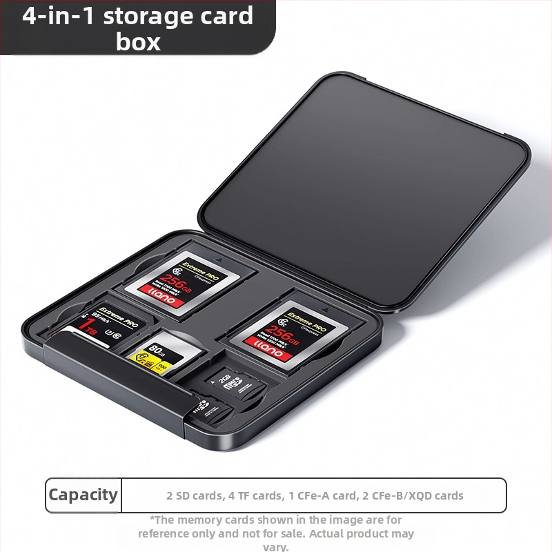 Atminties kortelių saugojimo dėklas – Green Giant Energy llano, šiuolaikiškas minimalistinis apsauginis dėklas SD/atminties kortelėms, CRC10