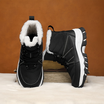 Μποτάκια τύπου κάλτσα μέχρι τη γάμπα με κορδόνια (Άνω: σουέντ νουμπουκ; Σόλα: TPR; Ηλικία: 7–12 ετών)