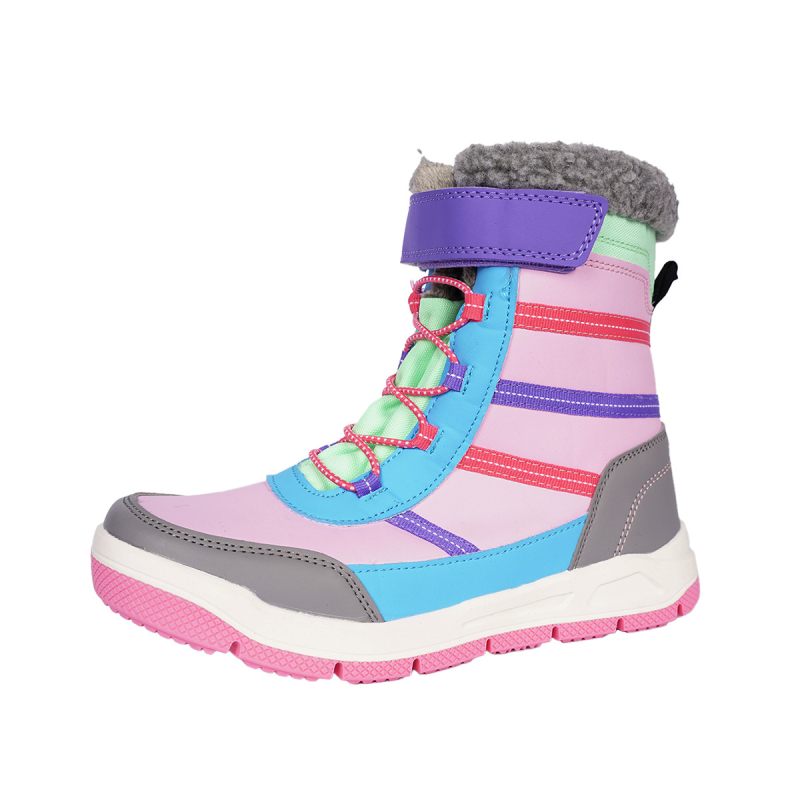 Ghete pentru copii până la gleznă — Stil sportiv, Piele sintetică, Vârsta 7–16 ani