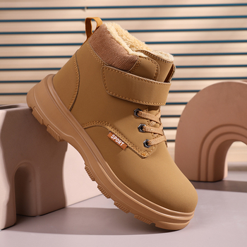 Παιδικά μποτάκια Martin: αδιάβροχα, ζεστά, με Velcro, επάνω μέρος από microfiber δέρμα, σόλα EVA