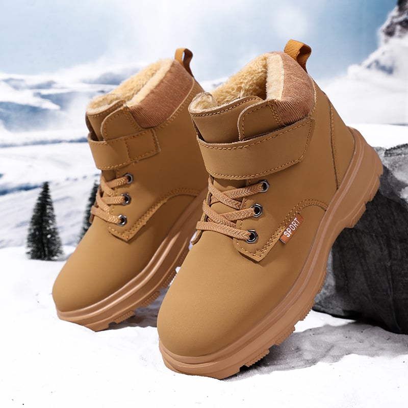 Παιδικά μποτάκια Martin: αδιάβροχα, ζεστά, με Velcro, επάνω μέρος από microfiber δέρμα, σόλα EVA