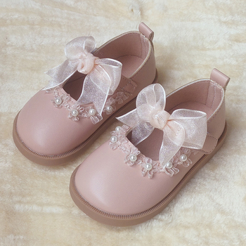 Pantofi Prințesă pentru Fete (partea superioară PU; talpă din cauciuc; închidere cu Velcro; căptușeală din piele artificială; stil coreean)