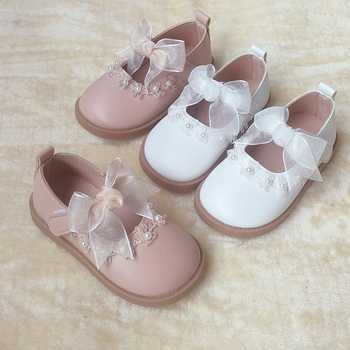 Pantofi Prințesă pentru Fete (partea superioară PU; talpă din cauciuc; închidere cu Velcro; căptușeală din piele artificială; stil coreean)