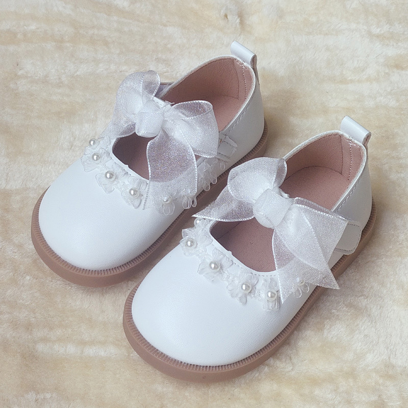 Pantofi Prințesă pentru Fete (partea superioară PU; talpă din cauciuc; închidere cu Velcro; căptușeală din piele artificială; stil coreean)