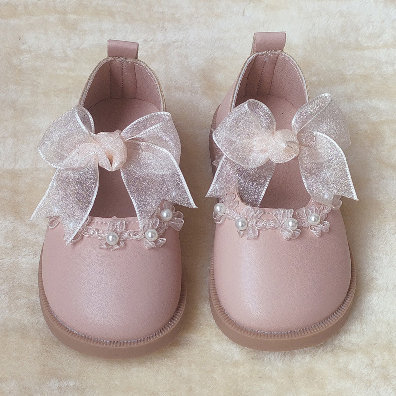 Pantofi Prințesă pentru Fete (partea superioară PU; talpă din cauciuc; închidere cu Velcro; căptușeală din piele artificială; stil coreean)