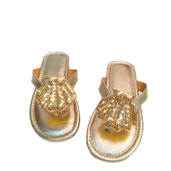 Παιδικές σαγιονάρες με στιλ πριγκίπισσας για κορίτσια, PU επάνω, TPR σόλα, αναπνέουσες και αντιολισθητικές, καλοκαίρι 2025, για κορίτσια 4–16 ετών