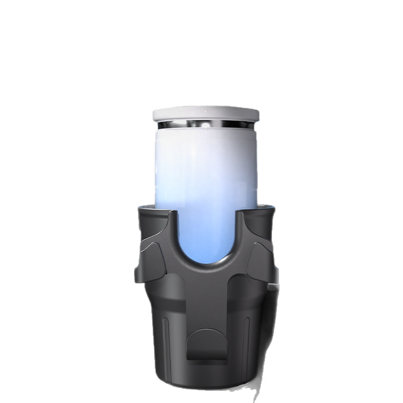 Automašīnas sēdekļa aizmugures organizētājs ar krūzes turētāju un tālruņa turētāju, plastmasa, karājas uzstādīšana, universāla saderība, logotipa druka pieejama