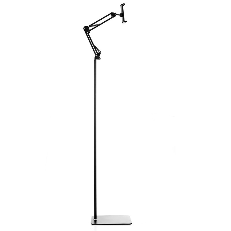 Suport de podea pentru telefon și tabletă, montaj superior reglabil, din aliaj, compatibil universal