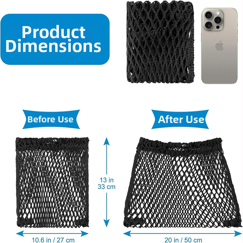 Joybi полиестерна чанта за висене за детска количка — голям капацитет, сгъваема, преносим мрежест органайзер (D101111)