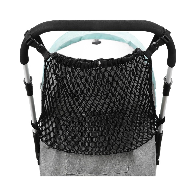 Joybi poliestera pakaramā soma bērnu ratiņiem — liela ietilpība, saliekama, pārnēsājams režģveida uzglabāšanas organizētājs (D101111)