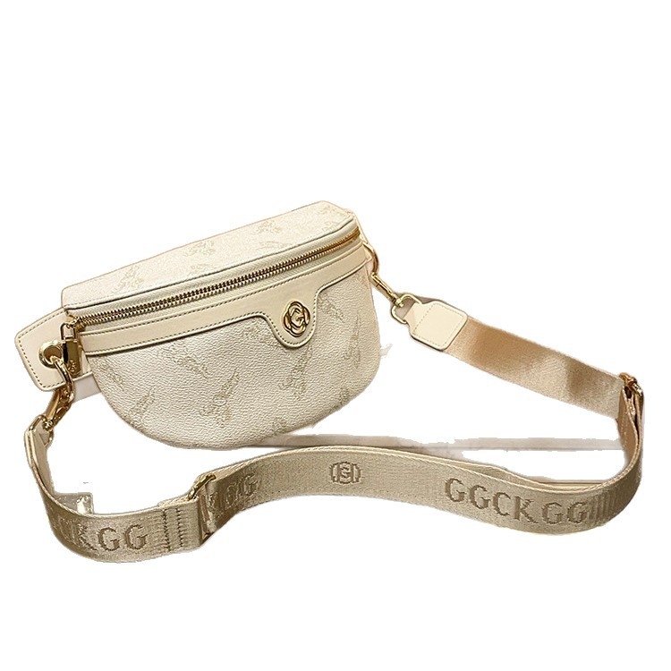 Louis Messier Γυναικεία Τσάντα Ώμου — αστικός μινιμαλισμός, PVC, σχήμα κελύφους, κλείσιμο με φερμουάρ.