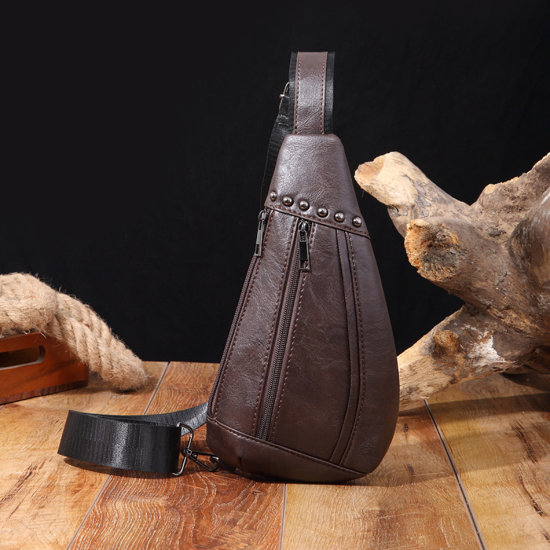 Geantă crossbody pentru piept - PU material, vară 2024, utilizare zilnică